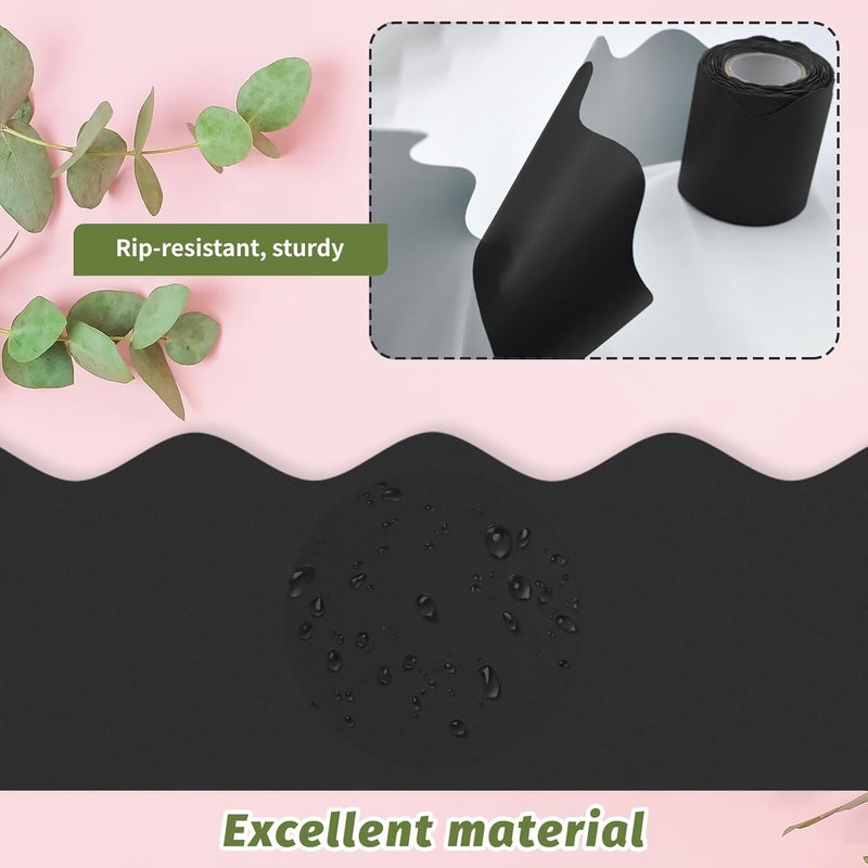 DASTTUIS 8 Rolls 262.4 Ft Bulletin Board Borders - Black Scalloped Borders Bulletin for Classroom, School & Office Decor - Black Bulletin Board Trim Paper - Image 4